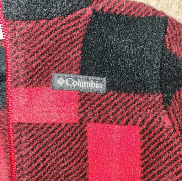 Columbia Red and Black Plaid Jacket - Picture 3 of 5